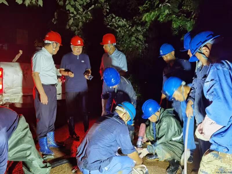 枞阳“夜战”圩堤保排涝